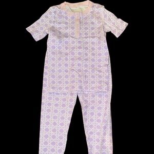 NWOT The Beaufort Bonnet Sara Jane's Short Sleeve Set in Ocean Club Cane